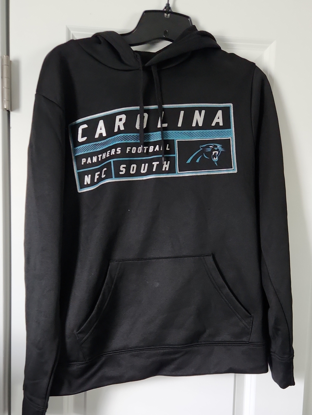 Majestic NFL Carolina Panthers Hoodie Black Small